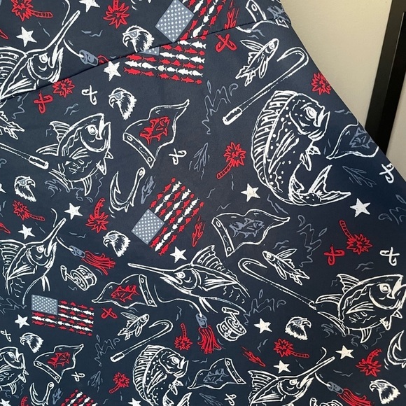 Columbia Patriotic PFG Sleeveless Scoop Neck Golf Dress - Picture 5 of 8